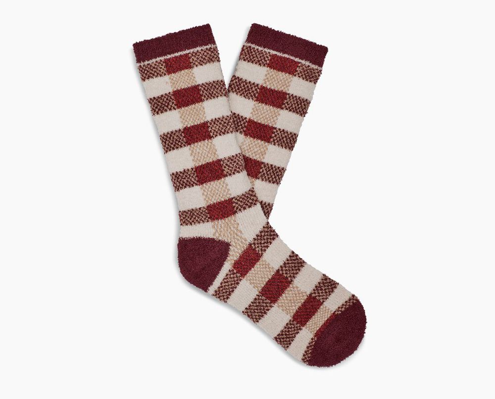 Ugg Socks Canada - Ugg Men's Malcolm Check Crew Multicolor